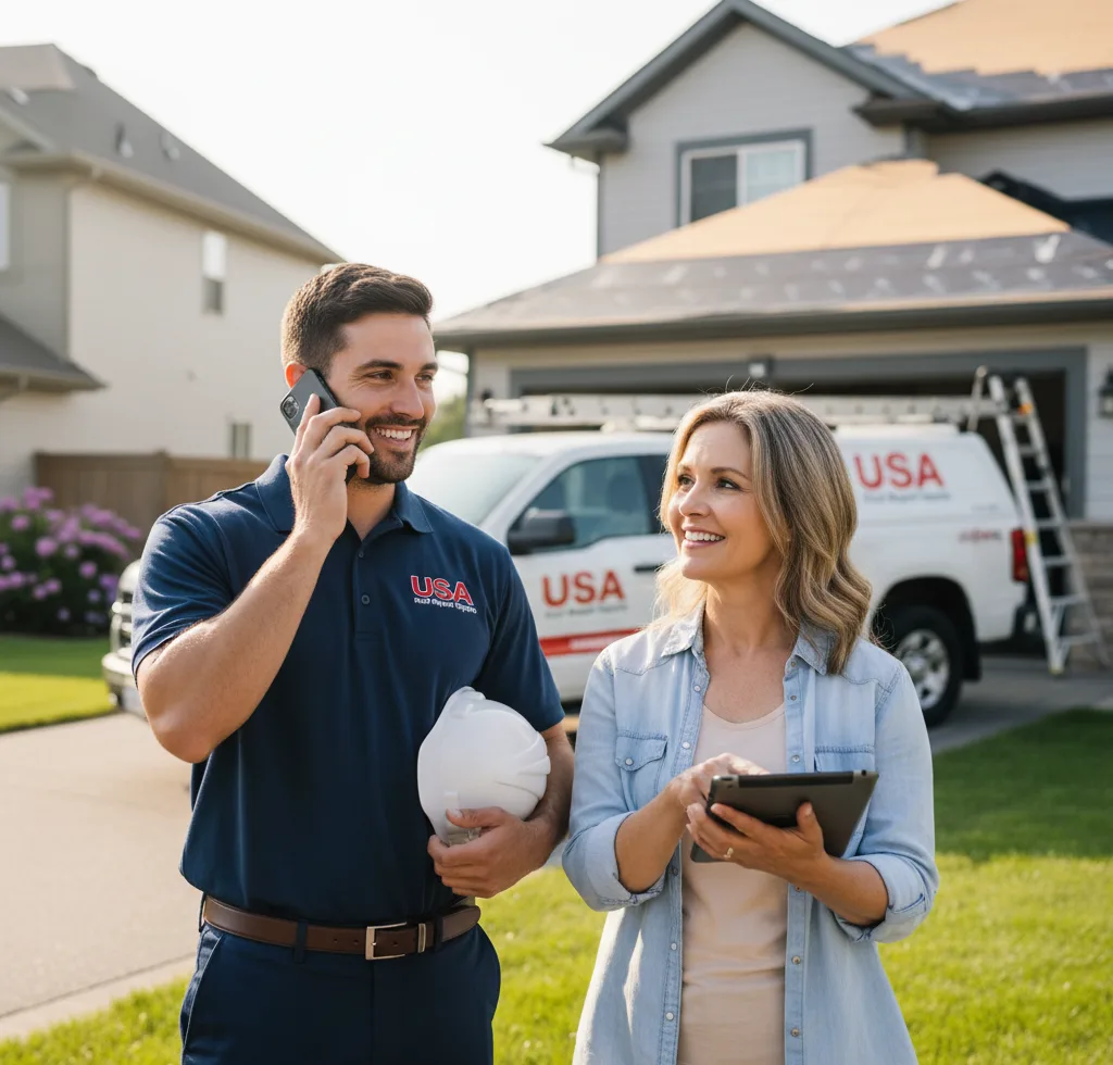 USA Roof Repair Experts customer support in Stoneville